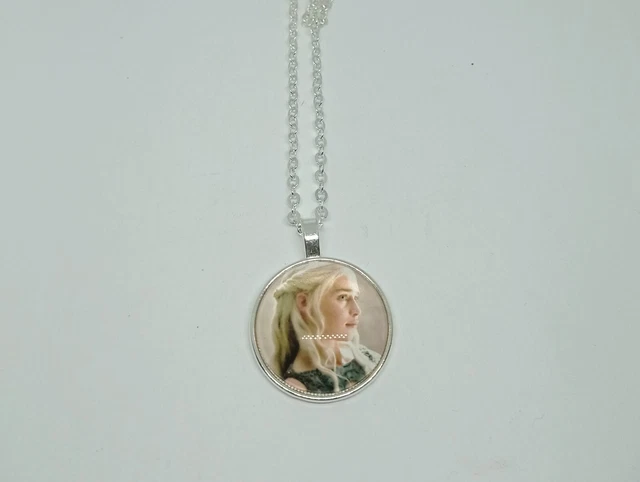 Pendentif Chaîne Game Of Thrones Maison Targaryen En Acier Inoxydable Argenté - Neuf Avec étiquettes