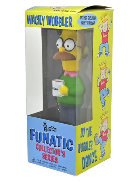 Funko The Simpsons Ned Flanders Wacky Wobbler Bobblehead Wackelkopf Figur 18cm