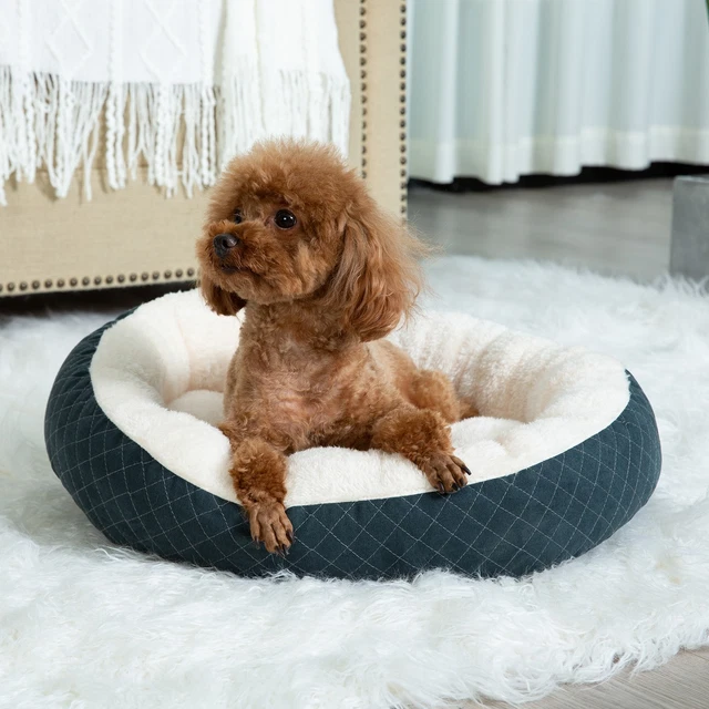 Pet Calming Bed Dog Cat Sleeping Kennel Puppy Super Soft Mat Pad Warm Nest