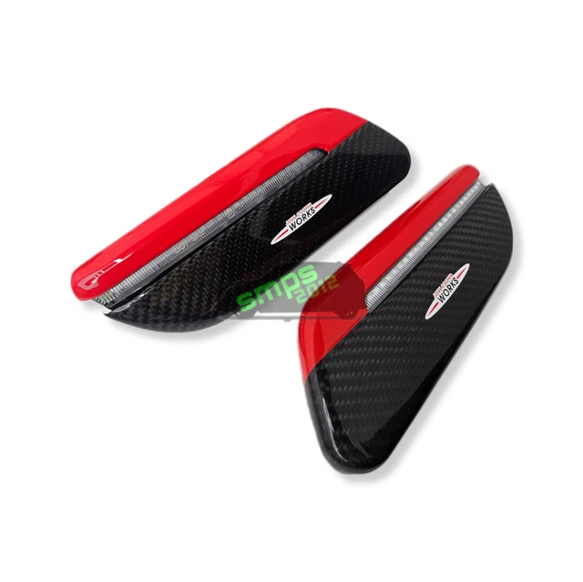 Couvercles Commutateur Fenêtre En Fibre De Carbone - Compatible Mini Cooper S JCW F55 F56, Set De 4 - 9