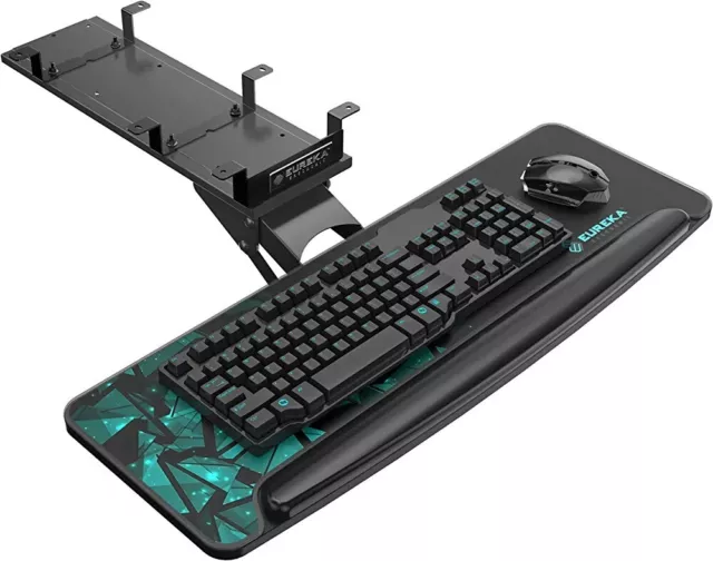 Eureka Ergonomic Angle Adjustable Under Desk Keyboard Tray ERK-AKB-02-V1