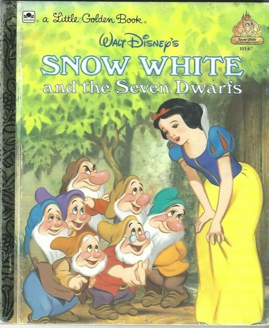 DISNEY'S SNOW WHITE And The Seven Dwarfs Little Golden Book 1984 £4.54 ...