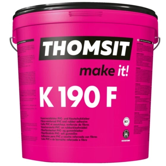 Thomsit K 190 Per Rinforzato con Fibre Kautschuk- E Pvc-Belagkleber 13 KG
