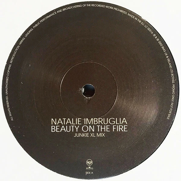 Natalie Imbruglia Beauty On The Fire (Junkie XL Mixes) RCA, BMG UK & Ireland Lt