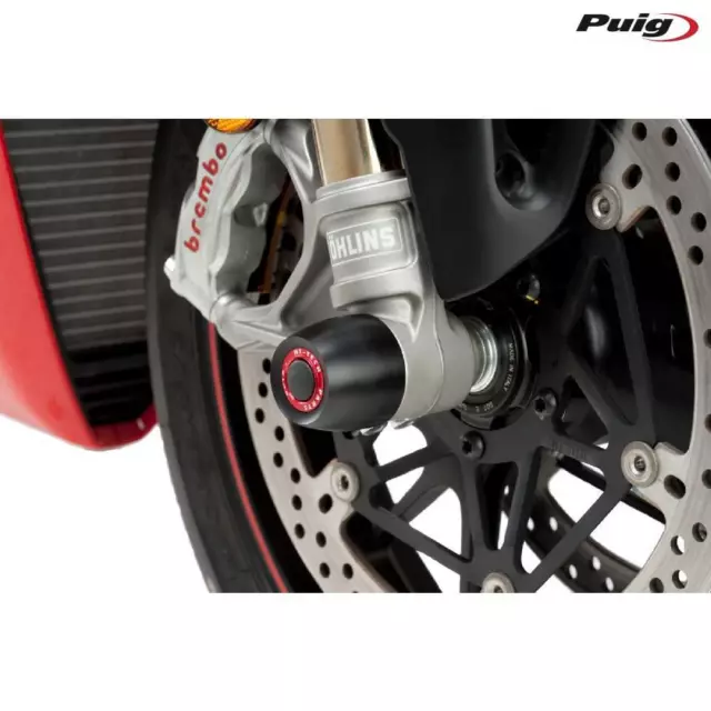 PUIG 20038N PHB19 FRONT WHEEL BUFFER for Triumph 660 STREET TRIPLE S 2016-2