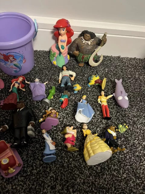 Bundle Toy Action Figures Disney Ariel Mermaid Princesses 3