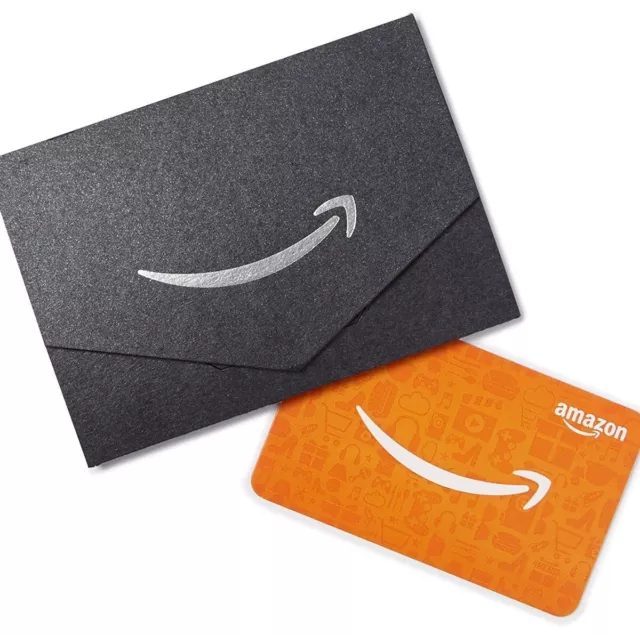 £100 AMAZON (PHYSICAL) Gift Card - Factory sealed in bag