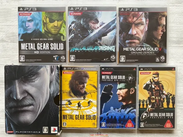 SONY PS3 & PSP Metal Gear Rising & HD & 4 & V & Ops & Ops Plus & Peace Walker