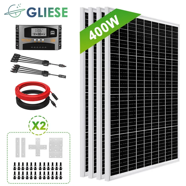 300W Watt 12V Solarpanel Set Solarmodul