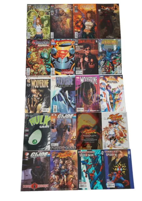 Comic Book Lot of 20 Marvel DC Top Cow Indy Devil May Cry Titles As Listed