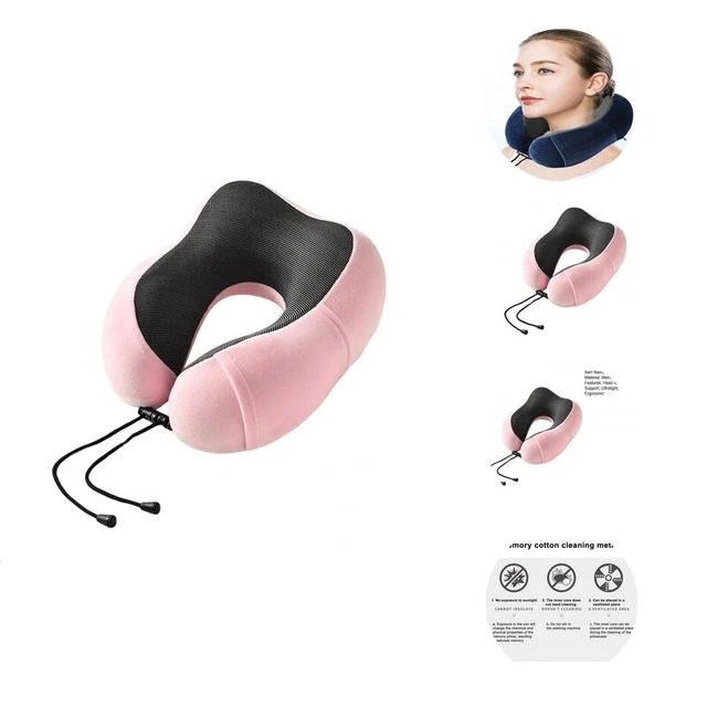 Neck Support Pillow U-shaped Pillow Travel Comfort Memory Foam for Airplanes