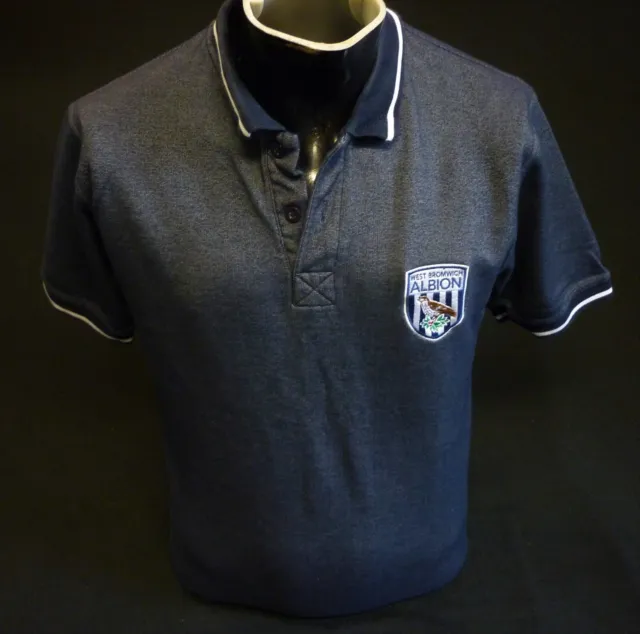 West Bromwich Albion Football Shirt Official Product Polo Shirt Women's Size L