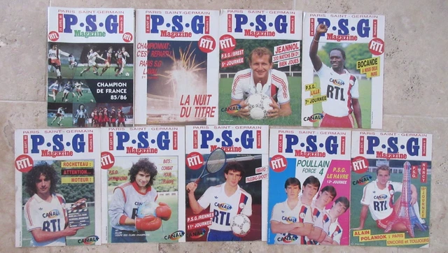 SPECIAL PARIS SAINT germain psg/2000-2012/lot 17 magazines FRANCE FOOTBALL ! EUR 49,00 - FR