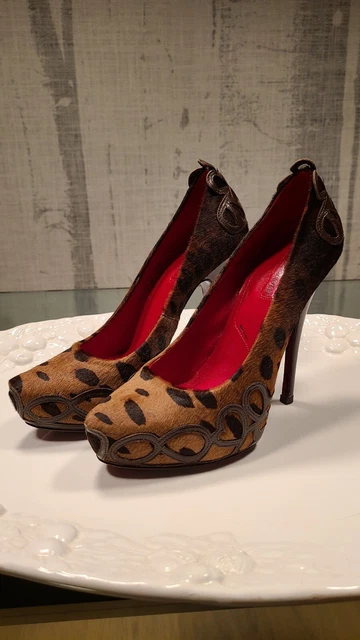 Decollete maculate deals in cavallino