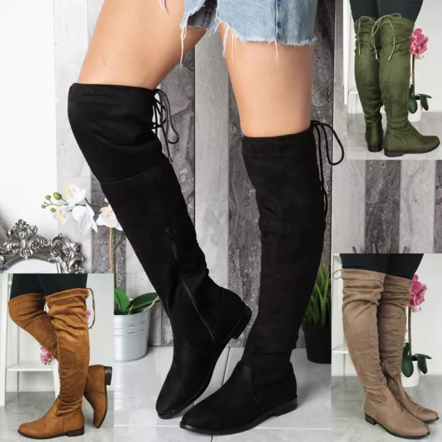 Ladies over the knee boots uk shop