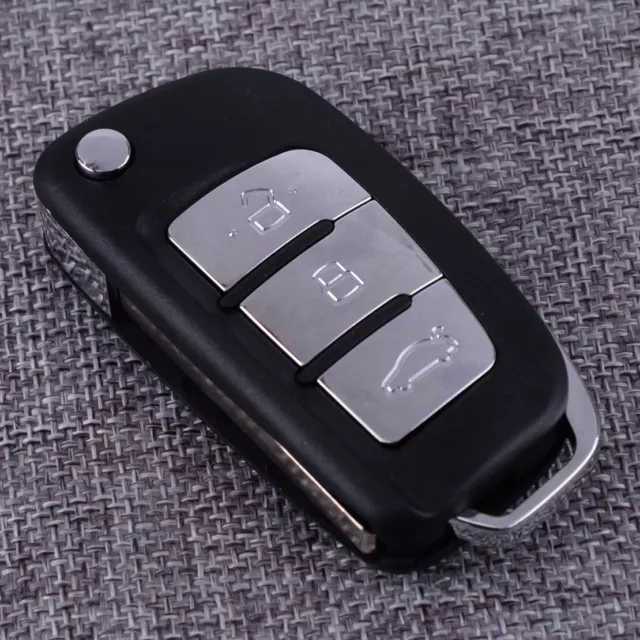 3 Button Remote Folding Car Fob Key Shell Case Cover pour Ford Fiesta Focus Kuga