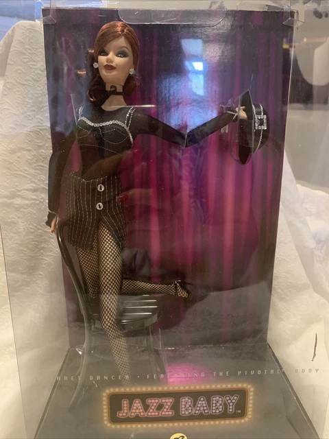 Jazz Baby Cabaret Dancer Gold Label Barbie NIB L6250 Redhead Pivotal Body ￼