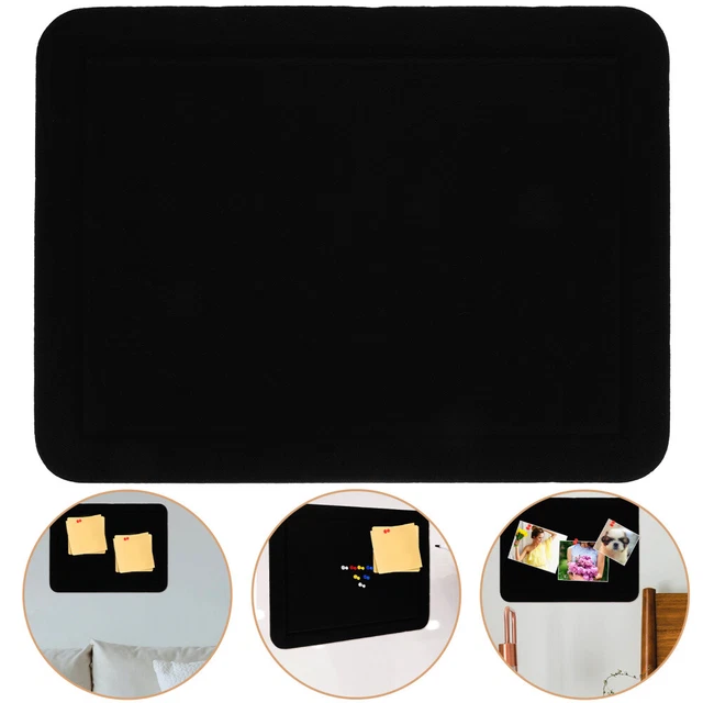 Tableau D'Affichage En Feutre NUOBESTY 30x30cm - Noir - Décoratif Et Pratique Pour Mémos