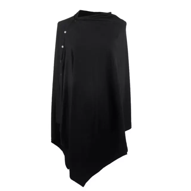 Multifunctional Soft Stretch Scarf Breastfeeding Nursing Cover (Black)