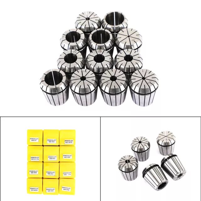 12P ER40 Spring Collet Set For CNC Milling Lathe Tool Engraving Machine Steel T5 2