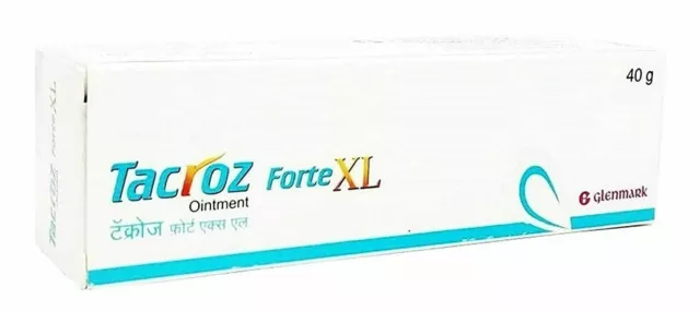 Ungüento Glenmark Tacroz Fort XL, para todos los tipos de piel crema 40 gm