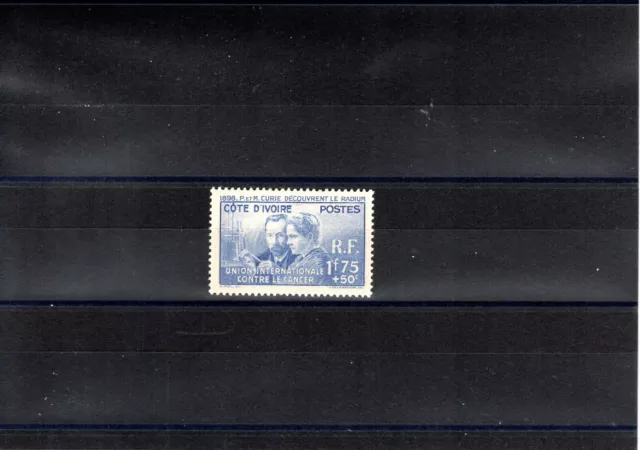 Timbre Cote Ivoire France Colonie 1938 N°140 Neuf* Mh