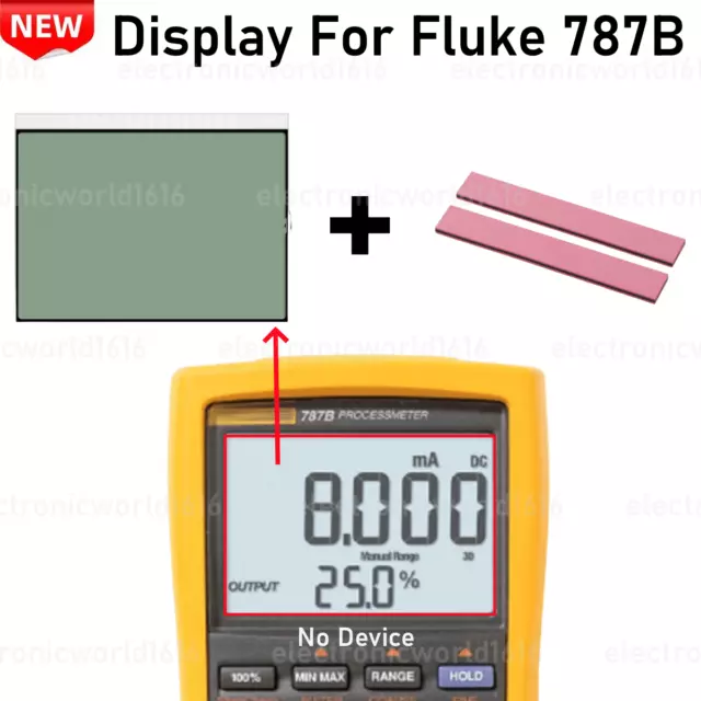 For Fluke 787B ProcessMeter Handheld Multimeters LCD Display Screen Repair Parts