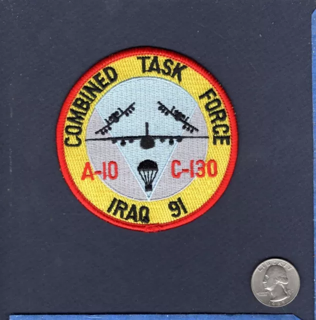 Task Force A-10 Fulmine C-130 Hercules Desert Storm USAF Ang Squadrone Toppa