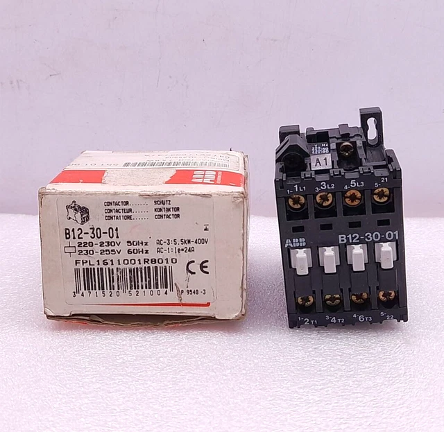 Aexit B12-30-10 AC-Schütz – 380V 50Hz, 28A, 3-Pol+3NO – Ideal Für Spritzgussmaschinen & Heizbänder