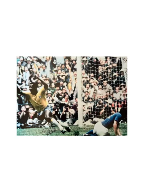 Pele Hand Signed Photograph £249 COA WE HAVE EXCLUSIVE CONTRACT WITH PELE