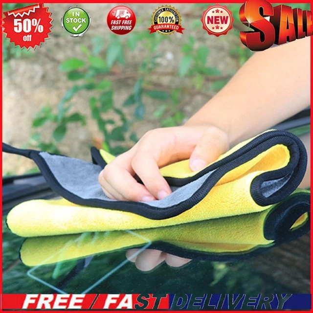 Car Wash Microfiber Towel Absorbent Cleaning Rag Car Wipe Cloth (30X30cm)