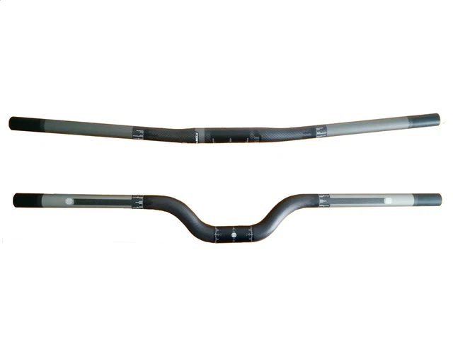 Carbon fiber MTB bike Folding bicycle 25.4 mm handlebar flat rise bars 580 - 660