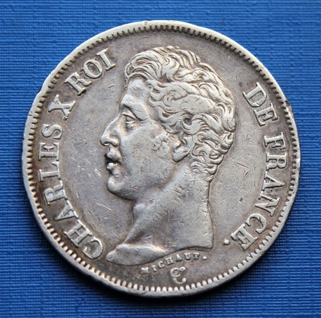 5 Francs Charles X, 1er type - 1826 D (Lyon)