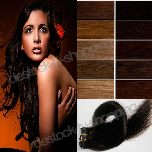 Tissage Brésilien 100% Cheveux Naturels Remy Virgin - Longueurs 26cm à 76cm - Qualité 5A