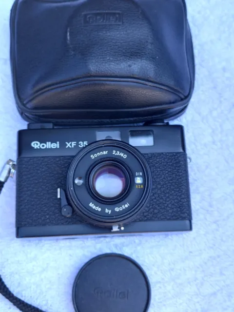 Visor de cámara Rollei XF35 apuntar y disparar - Sonnar 40 mm 2,3 en FWO excelente con