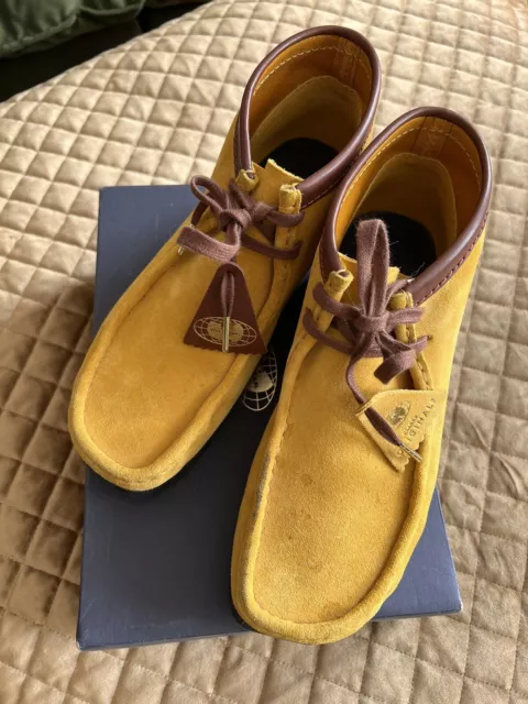 Sold at Auction: Clarks x Wu-Wear Wu-Tang 25th Ann. Wallabee Boots