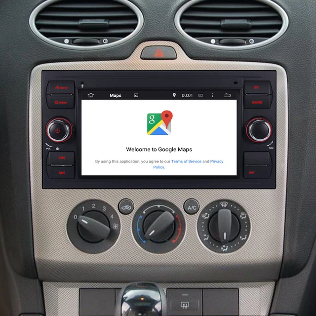 Fit Ford Transit Mk7 FOCUS Kuga S/C-Max auto DAB radio stereo BT 16 GB GPS navigatore satellitare