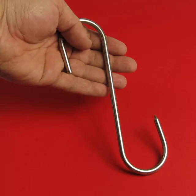 Stainless Steel S Hooks Meat kitchen market stall camp hang