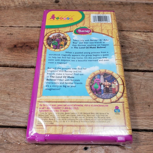 BARNEY THE DINOSAUR Land of Make Believe VHS Tape Sealed 2006 Movie 41