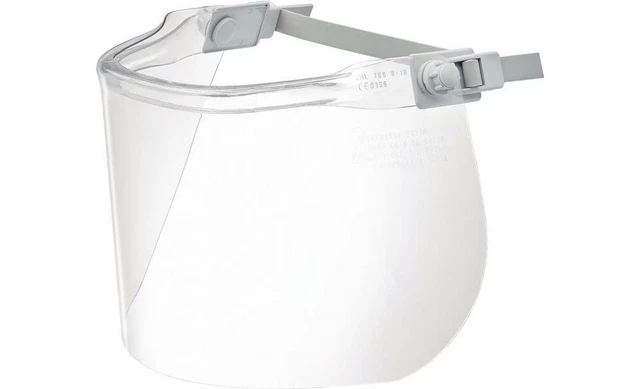 UHLEN Schermo Protezione Elettrico 4 kA PC, Chiaro 460x200x1,5 mm EN 166, EN 168,...