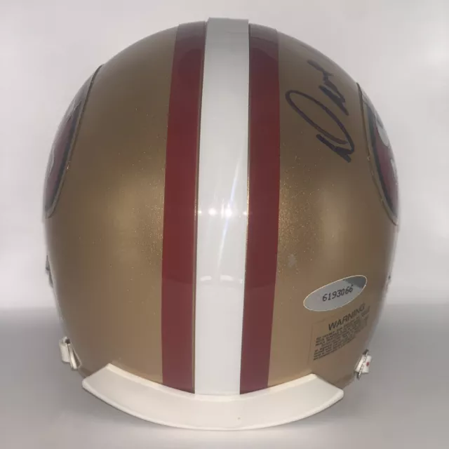 DAVE WILCOX "HOF 2001" Autographed San Francisco 49ers Mini Helmet Tristar ✍🏻 2