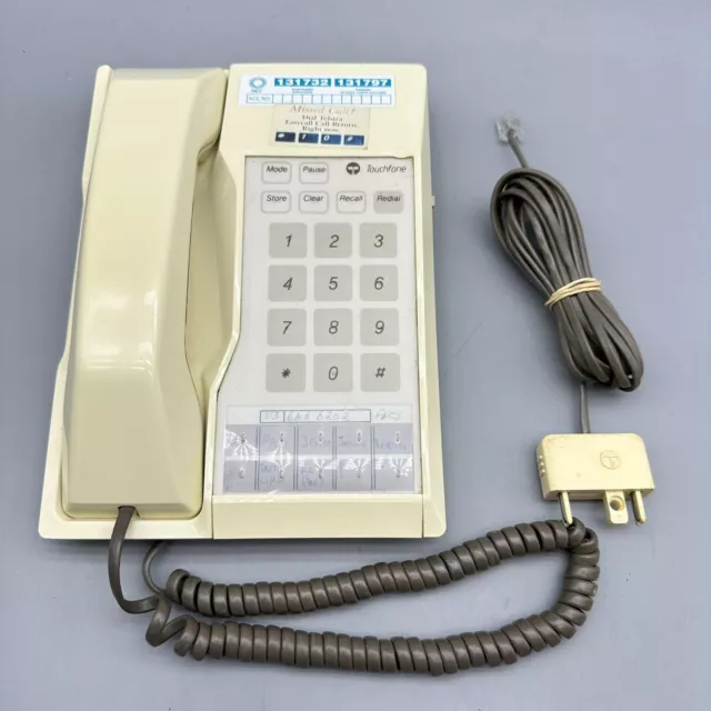 Vintage Alcatel Touchfone Corded Telephone Touchphone Australia Telstra Telecom