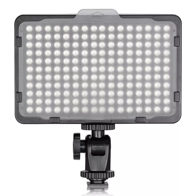 Neewer On Camera Video Light Dimmable 5600K 176 LED Panel with 1/4" Thread