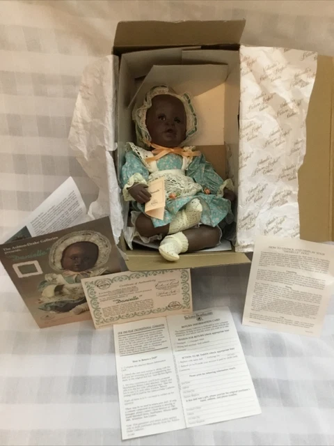 African American Doll DANIELLE Yolandas Picture Perfect Babies Knowles COA 1753