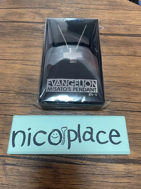 Evangelion Misato Katsuragi Model Necklace Cross Pendant Silver New 2021