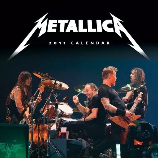 Metallica Calendar 2011 dates match 2022, new,  sealed, official, James Hetfield