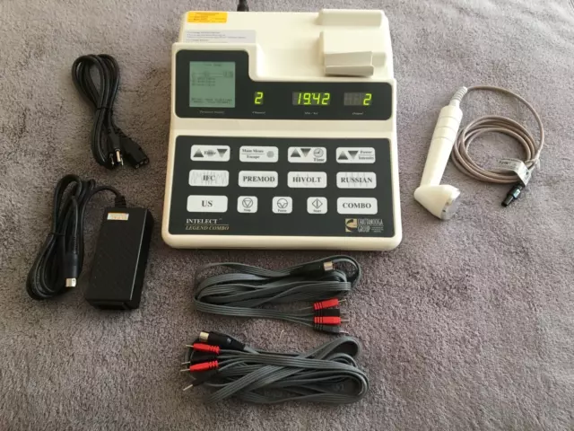 Chattanooga Intelect Legend Ultrasound/4Ch Stim Combo - 1 YR CAL & WARRANTY!