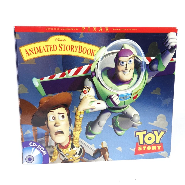 DISNEY'S TOY STORY Animated StoryBook (Windows/Mac) PIXAR CD-ROM PC ...