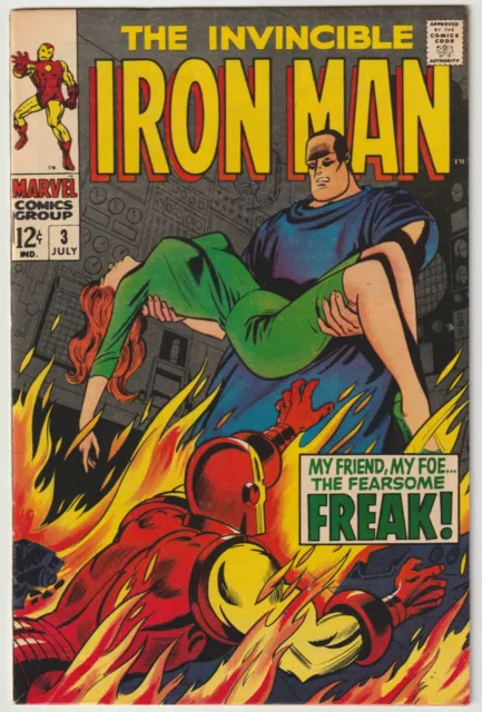 Invincible Iron Man  #3   (Marvel 1968)     VFN