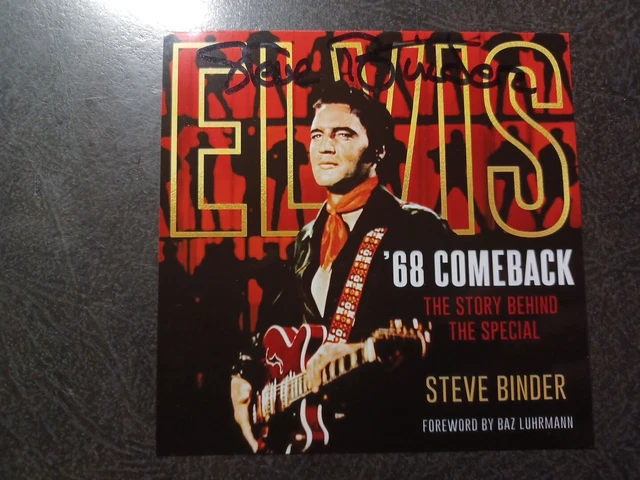 STEVE BINDER Hand Signed Autograph 4X4 Photo DIRECTOR & PRODUCER - ELVIS PRESLEY